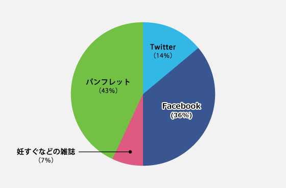 ホームページ以外にあればいいと思った広報ツールはなにかありますか　円グラフ