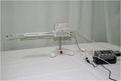 直腸肛門内圧測定：肛門括約筋のしまり具合を測定する 写真