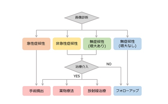 病状に応じた治療方針　図