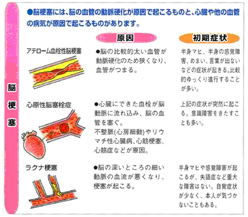 イラストによる脳卒中の診断と治療；峰松一夫から引用