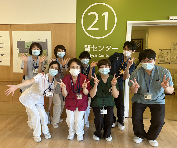 腎センター　スタッフ写真