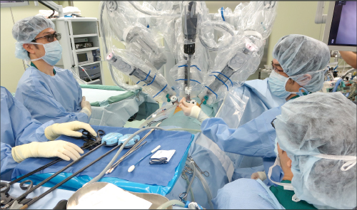 呼吸器外科手術風景