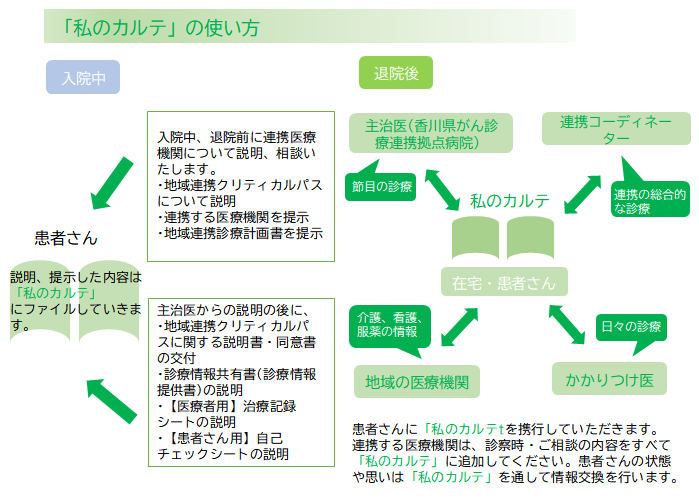 「私のカルテ」の使い方　図